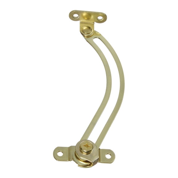 National Hardware Brass-Plated Steel Left Hand Friction Lid Support 3/4 in. 5-17/32 in. 1 pk