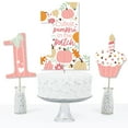 thumbnail image 3 of Big Dot of Happiness 1st Birthday Girl Little Pumpkin - Fall First Birthday Party Centerpiece Sticks - Table Toppers - Set of 15, 3 of 7