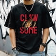 thumbnail image 3 of Men's Short Sleeve Graphic T shirt Collection Summer New Trendy Fashion Oversized Men's Tee, 3 of 5