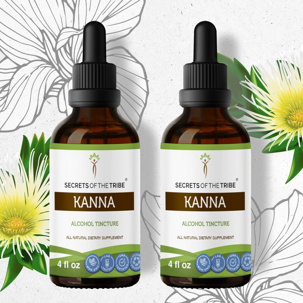 Kanna Tincture Alcohol Extract, Organic Kanna (Channa