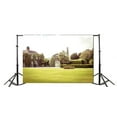 thumbnail image 3 of ABPHOTO 7x5ft Photography Backdrop Green Grass Field European Historical Architecture Scenery Backdrops, 3 of 4