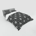 thumbnail image 2 of Ambesonne Black and White Bedding Set 4 Pcs, Monochrome Details, Queen, Black White, 2 of 2
