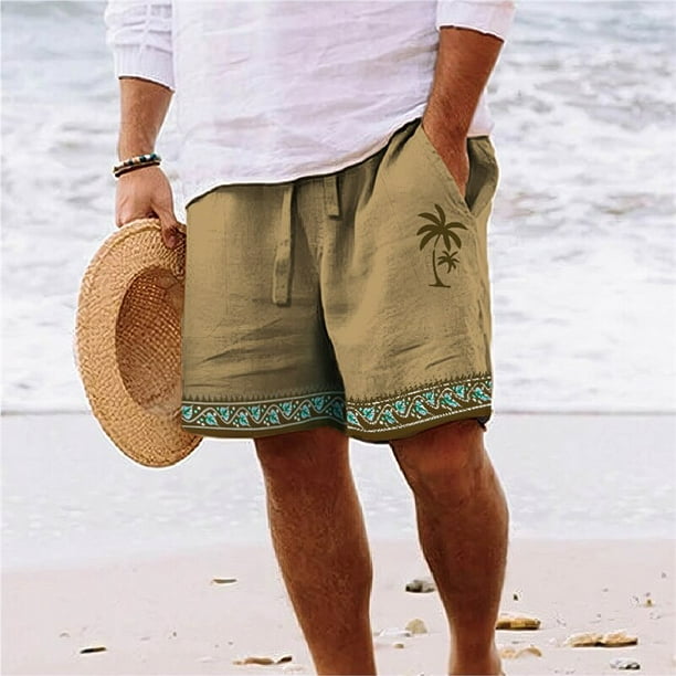 Pantalones cortos de playa de verano para hombre Shorts suaves transpirables de gran tamano 3D vacaciones diarias informales articulos de viaje