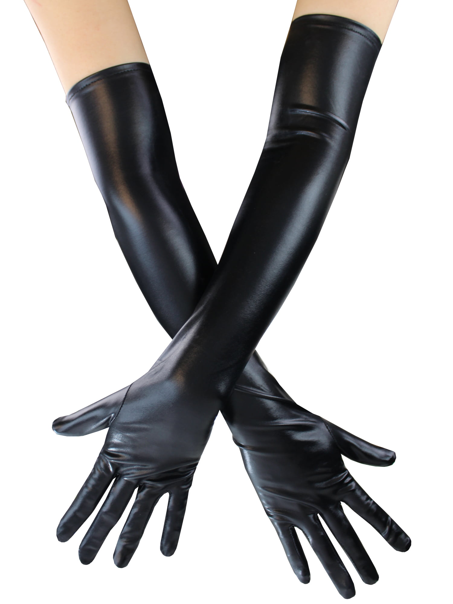 Luxury Divas - Metallic Extra Long Gloves - Walmart.com
