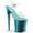 Clear PVC/Turquoise Chrome, variant on Women's Pleaser Flamingo 808