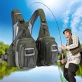 thumbnail image 2 of Chaquetas de seguridad de pesca con 10 bolsillos Chalecos de pesca al aire libre Ropa de pesca en el mar Hugtrwg Para estrenar, 2 of 9