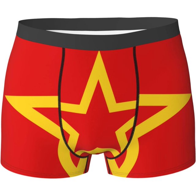 SEVEBJ Spanish Flag Welcome Men'S Breathable Boxer Briefs Soft Shorts Comfortable Underwear