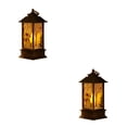 thumbnail image 4 of Matsuzay Navidad Retro Castillo luces candelabro árbol de Navidad ciervo viejo muñeco de nieve linterna noche luz escritorio DIY adornos Type3 NO3 Matsuzay CBP103531, 4 of 5