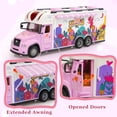 thumbnail image 5 of SaveJoy Remote Control Cars, 1:18 RC Car Recreational Vehicle, Toys Campervan RC Motorhome for Kids Boys Girls, with Playset, Pink, 5 of 7