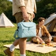 thumbnail image 5 of Insulated Lunch Bag, Large Cooler Tote with Shoulder Strap, Leakproof Thermal Lunch Box for Work, Picnic, Camping, and Travel, 5 of 5