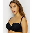 thumbnail image 6 of Freya Cameo Deco Strapless Moulded Underwire Bra (3163),32E,Black, 6 of 11