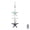Starfish – With Light, variant on Lighted Wooden Fish Decor with Starfish, Coastal Wooden Wall Hanging with Warm LED Lights, Nautical Beach Wall Decor for Bathroom, Bedroom, Porch, Entryway & Beach House