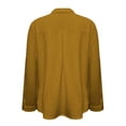 thumbnail image 2 of Blusa George para Mujer Camisera Manga Larga, Bolsa en Pecho Amarillo Talla M, 2 of 4