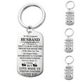 thumbnail image 4 of Jiaroswwei Fashion Letter Husband Wife Girlfriend Boyfriend Tag Pendant Necklace Keychain, 4 of 7