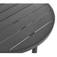 thumbnail image 2 of Modway Table Basse Ronde en Aluminium pour Patio Extérieur 35 Pouces en Graphite, 2 of 7