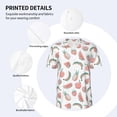 thumbnail image 3 of Kdxio Fruit Mens T-Shirts Baseball Vintage Fashionable Lightweight Casual Crew Neck Slim Fit with Long Sleeves-XX-Large, 3 of 7