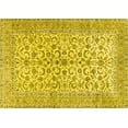 thumbnail image 1 of Ahgly Company Indoor Rectangle Persian Yellow Traditional Area Rugs, 5' x 8', 1 of 4