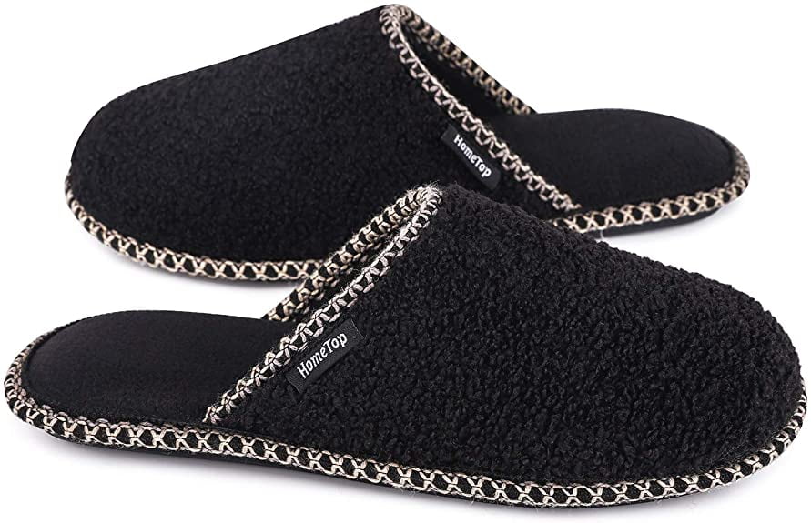 Women's & Men's Comfort Memory Foam Slippers Fuzzy Slip On C Women's & Men's Comfort Memory Foam Slippers Fuzzy Slip On C