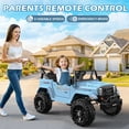 thumbnail image 3 of East doll 12V Ride on Toys for Toddlers, Electric Car for Kids, Kids Car with Remote Control, Bluetooth, Music, 3 Speeds for Kids Gifts, Blue, 3 of 7