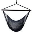thumbnail image 2 of The Hamptons Collection 48" Navy Blue Tight Weave Hammock Hanging Caribbean Rope Chair, 2 of 2