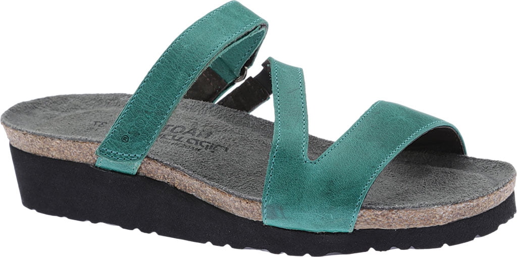 Women s Naot Gabriela Strappy Sandal Oily Emerald Nubuck 39 M