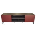 thumbnail image 2 of Mueble para TV Hogare Centro de entretenimiento 80' Parota Rojo, 2 of 11