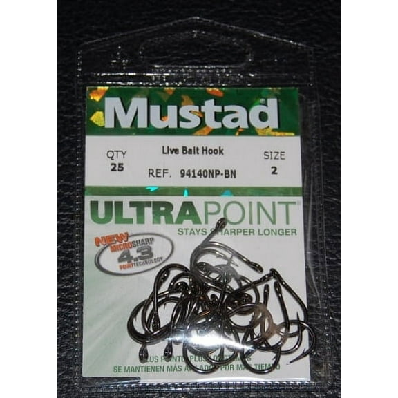 Mustad Live Bait Hook With Action Ring