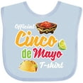thumbnail image 3 of Inktastic Cinco De Mayo Official Tshirt Funny Pun with Taco Salso and Lime Boys or Girls Baby Bib, 3 of 4