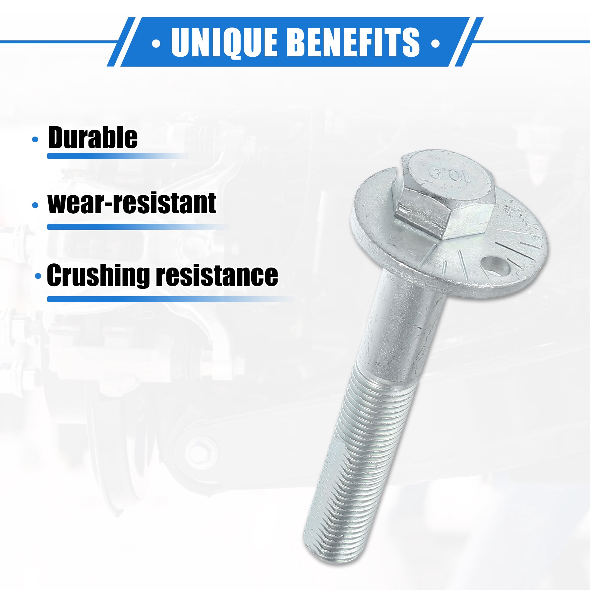 Unique Bargains 2 Pcs Eccentric Alignment Camber Bolt for Suzuki GRAND VIATARA 2006-2013