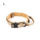 thumbnail image 2 of Collar de hebilla para mascotasCollar de mascotas asa antideslizante collar de liberación rápida mediana gran animal poliéster gargantillo, caqui, l Guardurnaity PT000563-02, 2 of 7
