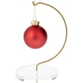 thumbnail image 2 of Plymor Wire Ornament Hanger Display with 3" Clear Acrylic Thick Round Base, 5.5" H (6 Pack), 2 of 2