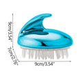 thumbnail image 2 of Scalp Massager Shampoo Brush Scalp Brush For All Hair Types Silicone Massage Brush Health Massage Comb Bath Comb Shampoo Anti-itch Silicone Brush, 2 of 2