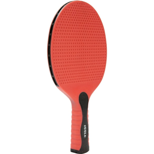 JOOLA Linus Weatherproof Indoor/Outdoor Table Tennis Racket, Red