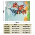 thumbnail image 4 of Manta Wallykazam de franela cálida y acogedora para sala de estar, dormitorio, cama, sofá, coche, mantas de vellón para todas las estaciones, regalos para niños, adolescentes y adultos, 80 x 60, 4 of 8