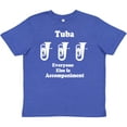 thumbnail image 3 of Inktastic Funny Tuba Player Music Joke Youth T-Shirt, 3 of 5
