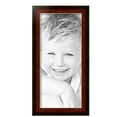 thumbnail image 2 of ArtToFrames 9" x 20" Matte Mahogany with Gold Accent Diploma Picture Frame, 9x20 inch Brown Wood Poster Frame (WOM-5109), 4 Pack, 2 of 6