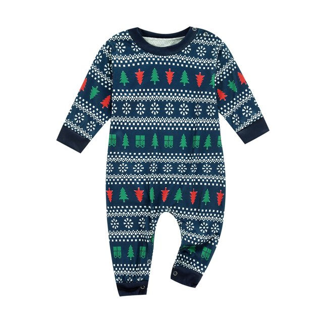 ITFABS Ensemble de Nuit à Manches Longues Parent-Enfant/ Combinaison pour Adultes/ Enfants