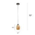 thumbnail image 5 of Mini Pendant Light Fixtures Natural Shell Tiffany Kitchen Island Lighting Hanging Lamp, 5 of 6