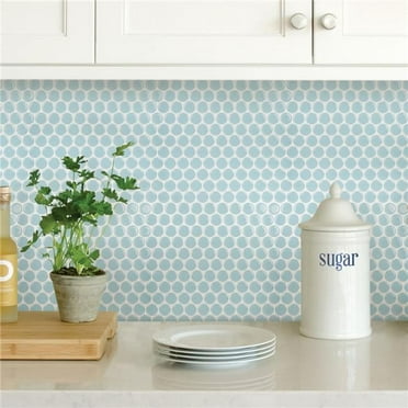 Penny Tile Peel & Stick Backsplash Tiles