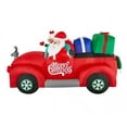 thumbnail image 3 of 8.5-FT Mr. and Mrs. Claus in Vintage Pickup Truck Scene Christmas Inflatable, 3 of 4