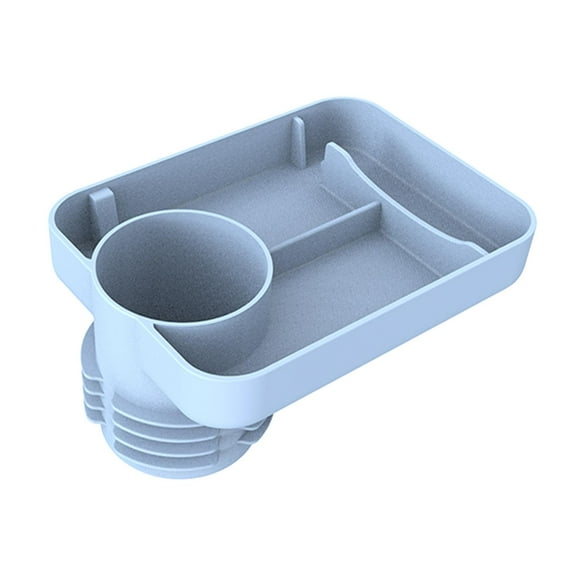 Esquirla Cup Holder Tray for Snacks Car Seat Cup Holder Tray for Kids Car Seat Blue
