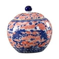 thumbnail image 4 of jifeng Ceramic Tea Storage Jar 1000ml Tea with Lid for Coffee Loose Tea Sugar phoenix, 4 of 9