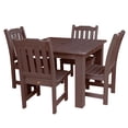 thumbnail image 5 of Highwood Furniture Lehigh 5pc Round Dining Set-Finish:Black,Shape:Round, 5 of 10