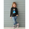thumbnail image 2 of Winter Girl And Bird Long Sleeve Toddler -Image by Shutterstock,  2 Toddler, 2 of 4