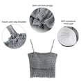 thumbnail image 2 of Nuevo Chaleco con tirantes para mujer, ropa exterior de color sólido, sin mangas, para llevar en el interior, polainas, 2 of 5