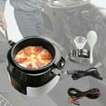 thumbnail image 1 of Mini arrocera de viaje para vehículo, 2L, 24V, 220V, calentador de comida, calentamiento rápido, 20x20cm, olla para cocinar arroz multifuncional, 1 of 10