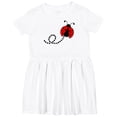 thumbnail image 3 of Inktastic Cute Red Ladybug Girls Toddler Dress, 3 of 5
