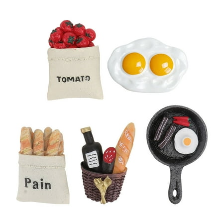 

5pcs Refrigerator Magnets Food Fridge Sticker Magnetic Sticker Cartoon Styles
