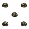 thumbnail image 3 of Minnieouse Moda Skullcap 3 rayas estampado marinero sombreros cálido cubo Docker gorras sin borde sombrero ajustable gorro diario al aire libre Type8 NO8, 3 of 6