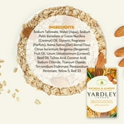 (Pack of 3) Yardley London Oatmeal & Almond Nourishing Bath Bar Soap, Body Soap Bars for All Skin Types, 4 oz